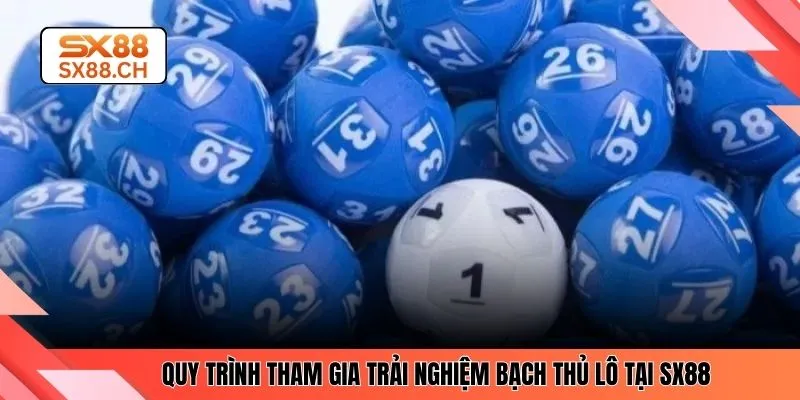 Quy trình tham gia trải nghiệm bạch thủ lô tại SX88 